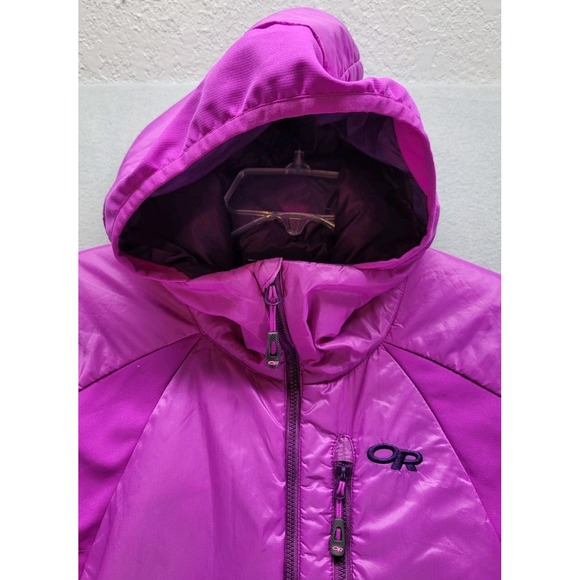 Outdoor Research Cathode Hoodie Womens Size Large Full Zip Pertex Jacket Light - Picture 3 of 14